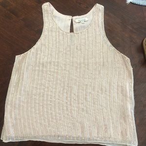Francescas beaded tank top